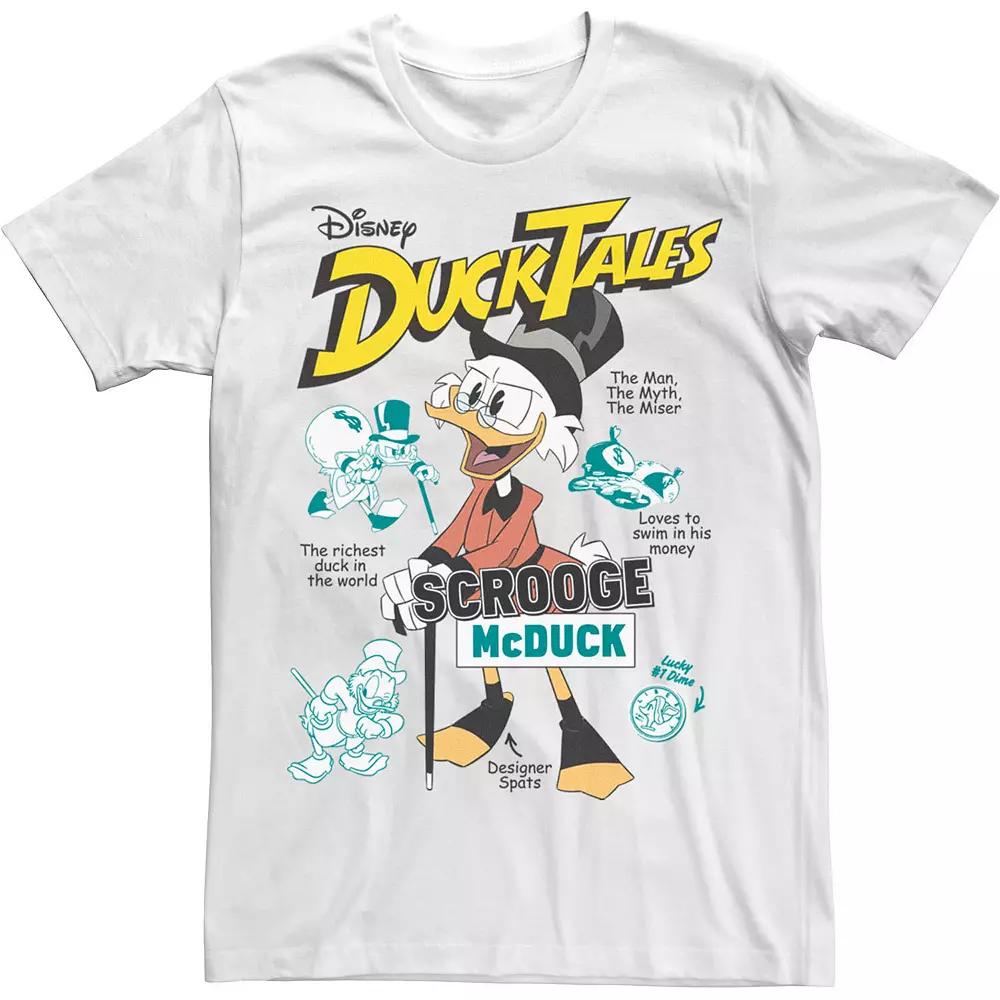 Men's Duck Tales Richest Duck Poster Tee,  Product Image