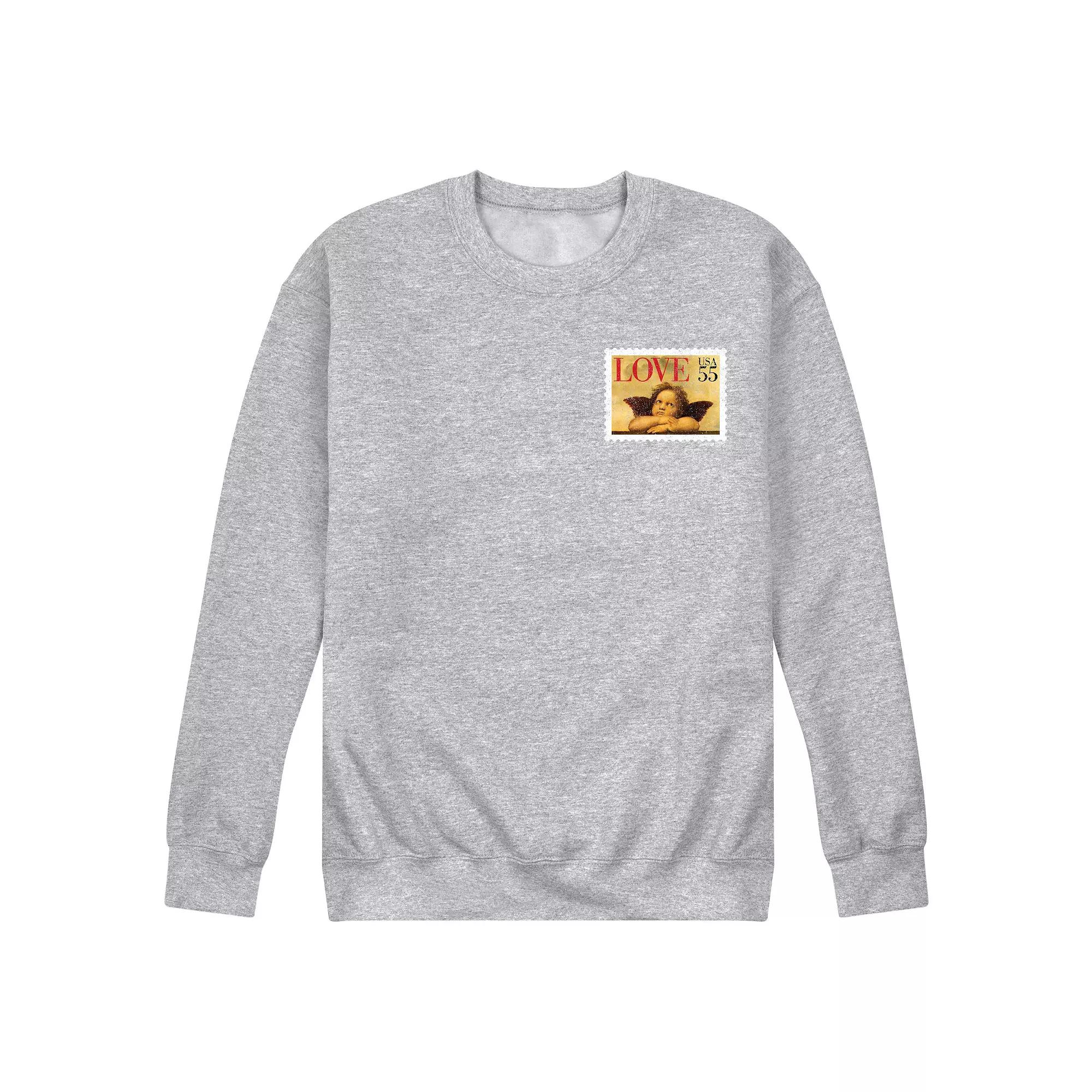 Men's USPS Cherub Stamp Sweatshirt,  Product Image