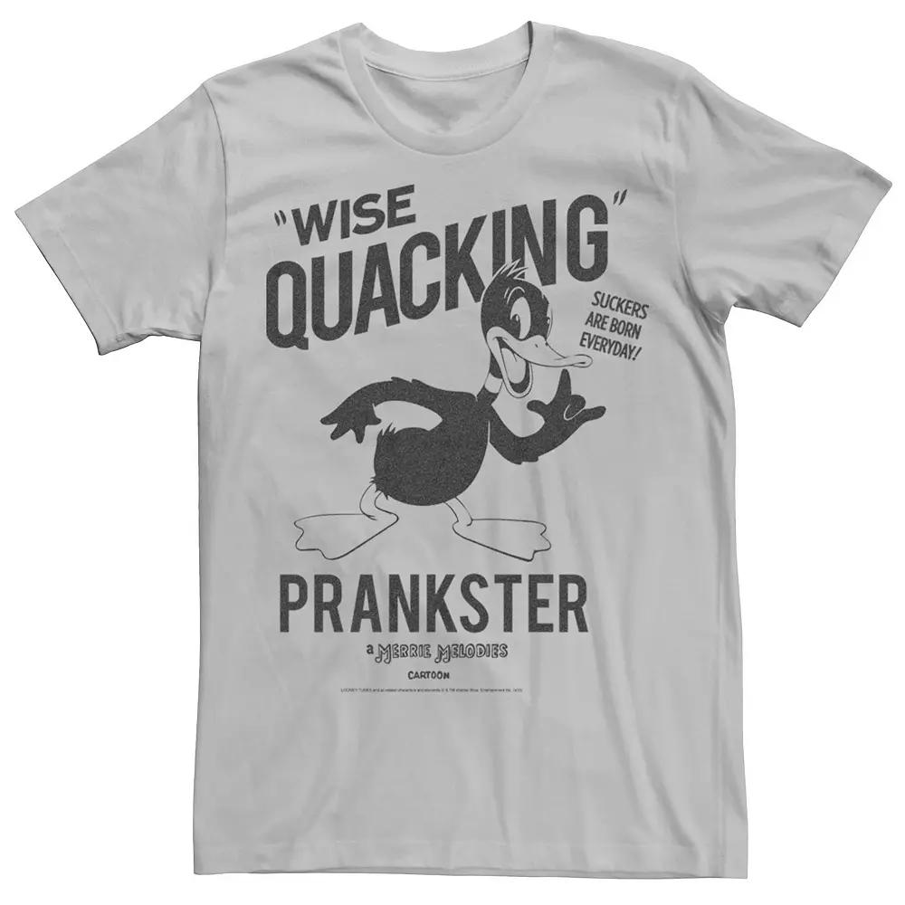 Men's Looney Tunes Daffy Duck Wise Quacking Prankster Tee,  Product Image