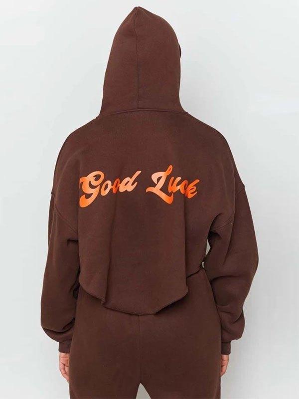 Drip Smile Print Hoodie Product Image