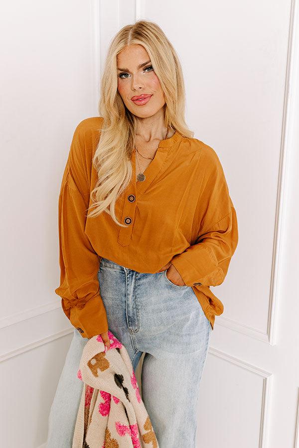 Balcony Nights Shift Top In Golden Honey Curves Product Image