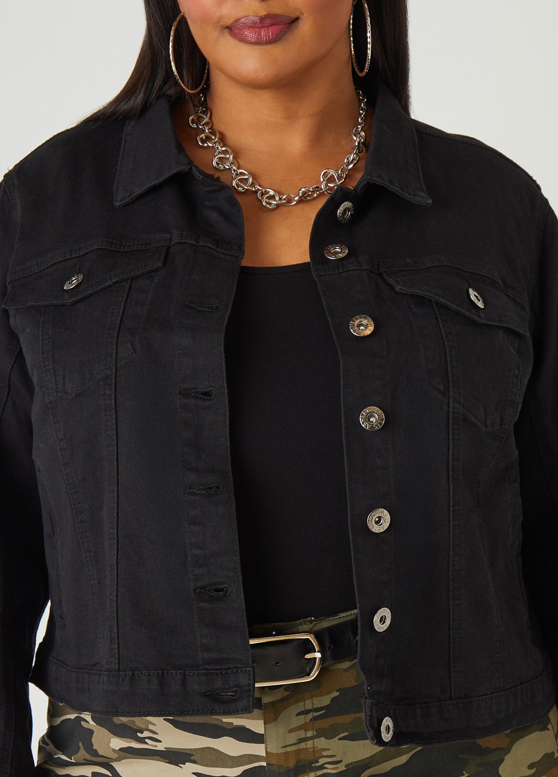 Classic Stretch Denim Jacket Product Image