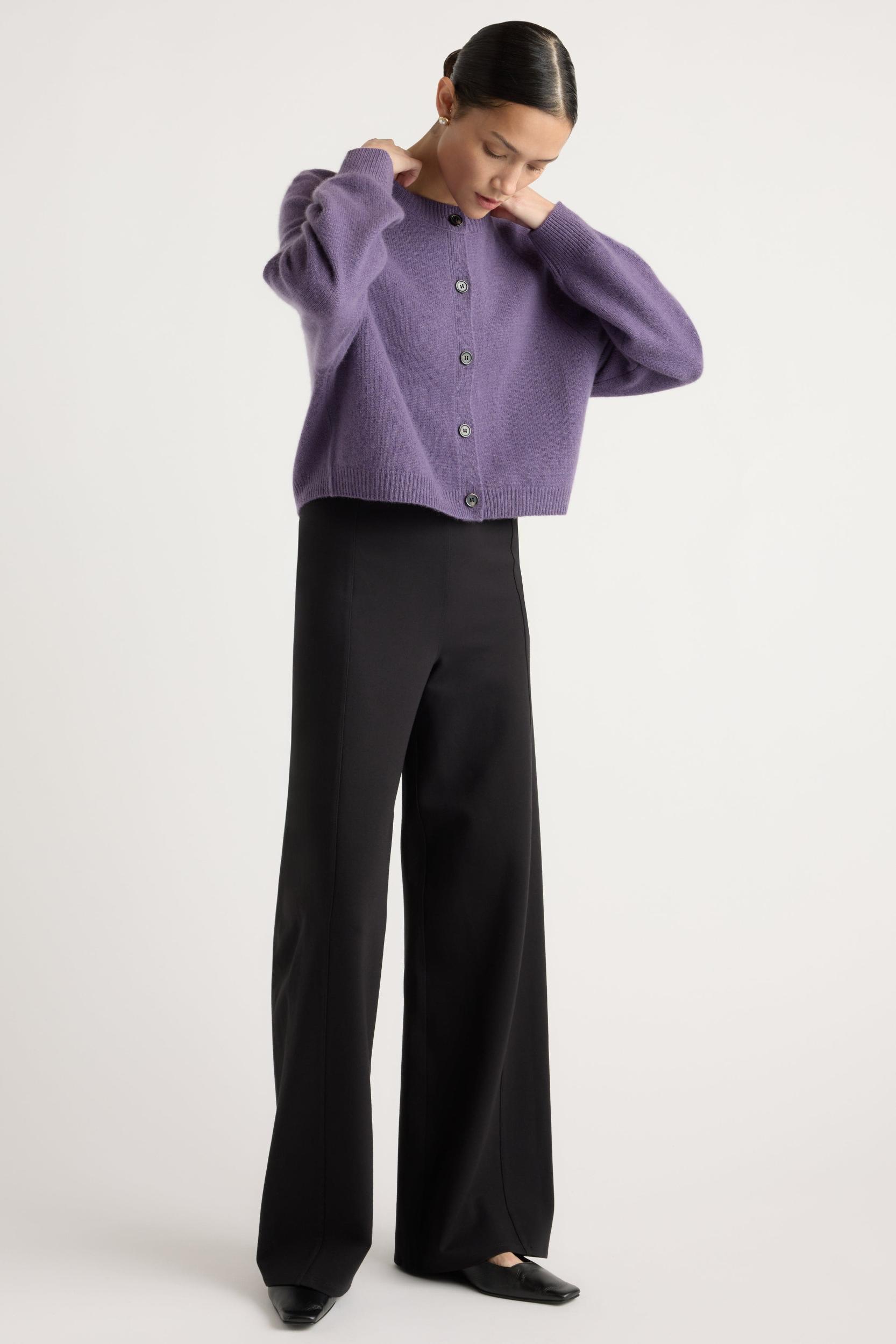 Anh Wide-Leg Ponte Stretch Pant Product Image