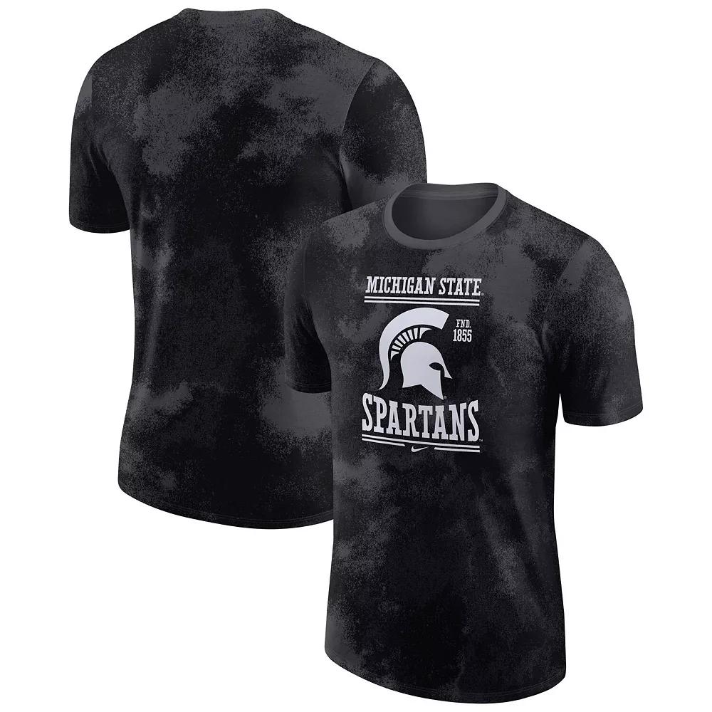 Men's Nike Anthracite Michigan State Spartans Team Stack T-Shirt,  Product Image