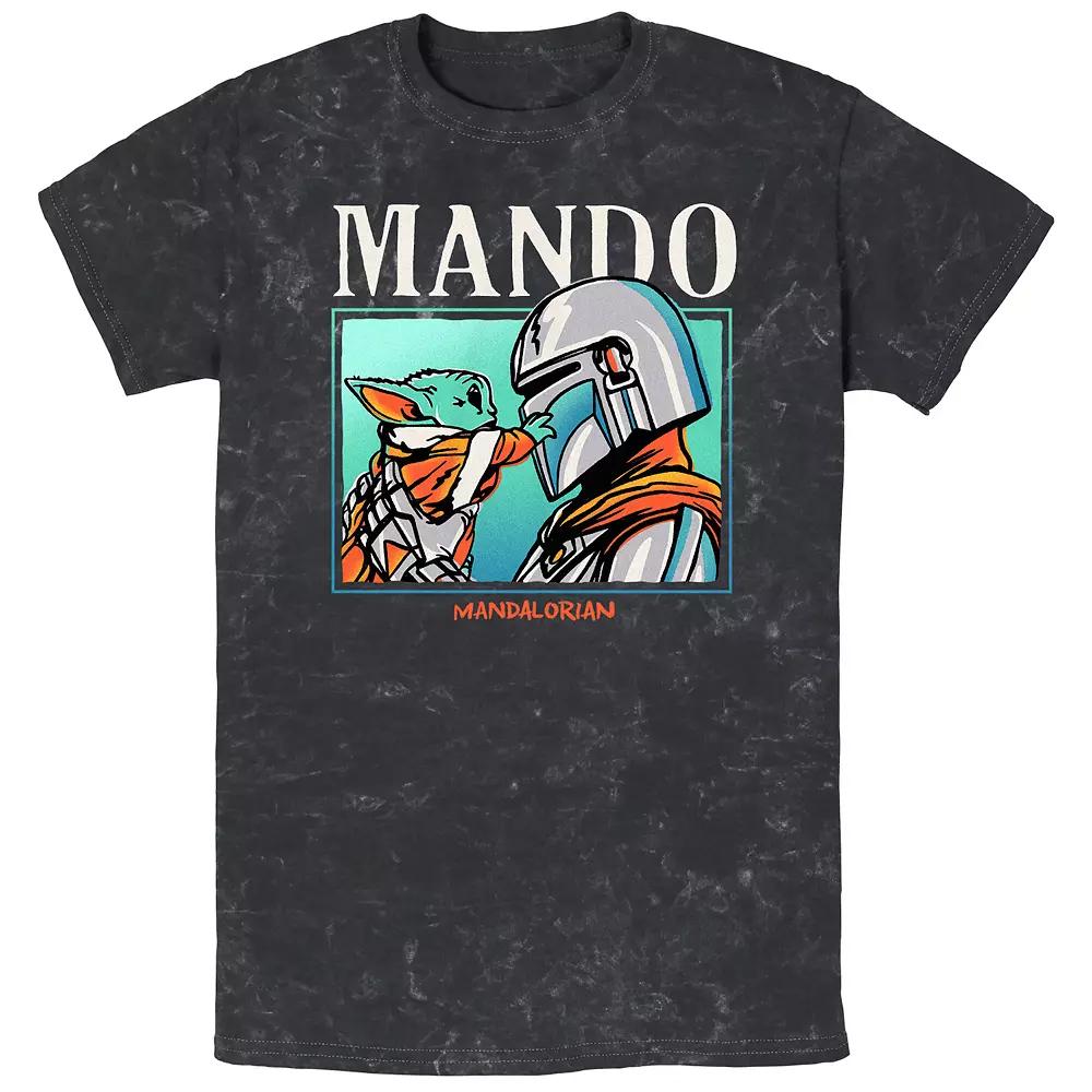 Men's Star Wars The Mandalorian Found You Bombard Wash Graphic Tee,  Product Image