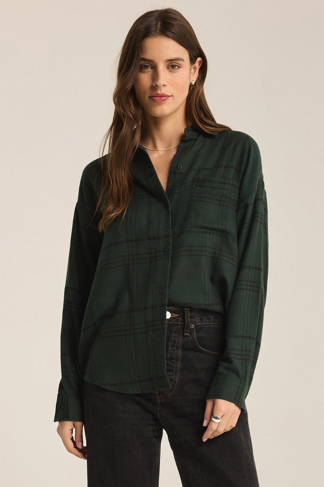 River Plaid Button Up Product Image