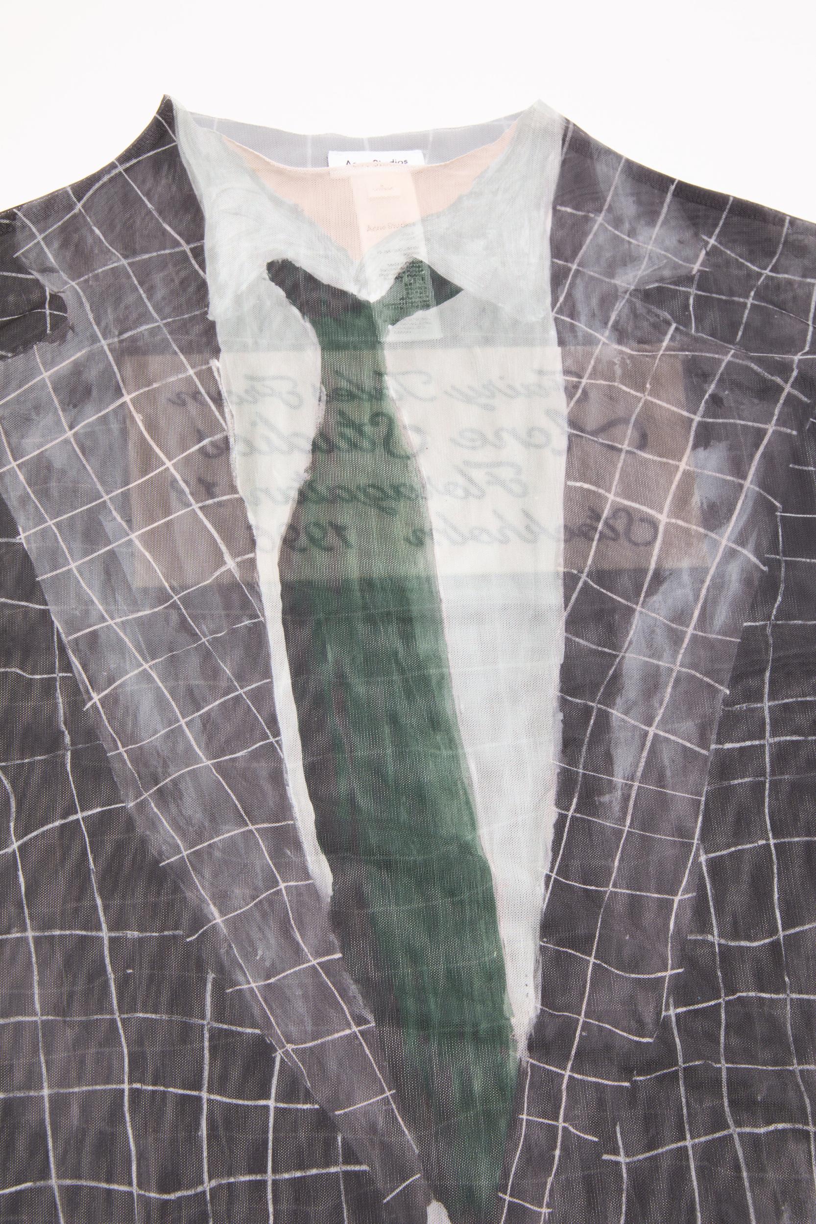 Mesh print t-shirt Product Image