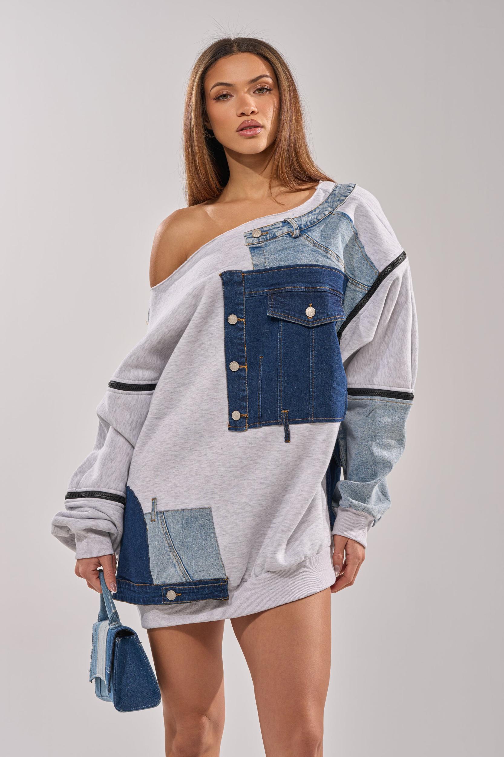 ADIRA MINI SWEATER DRESS Product Image