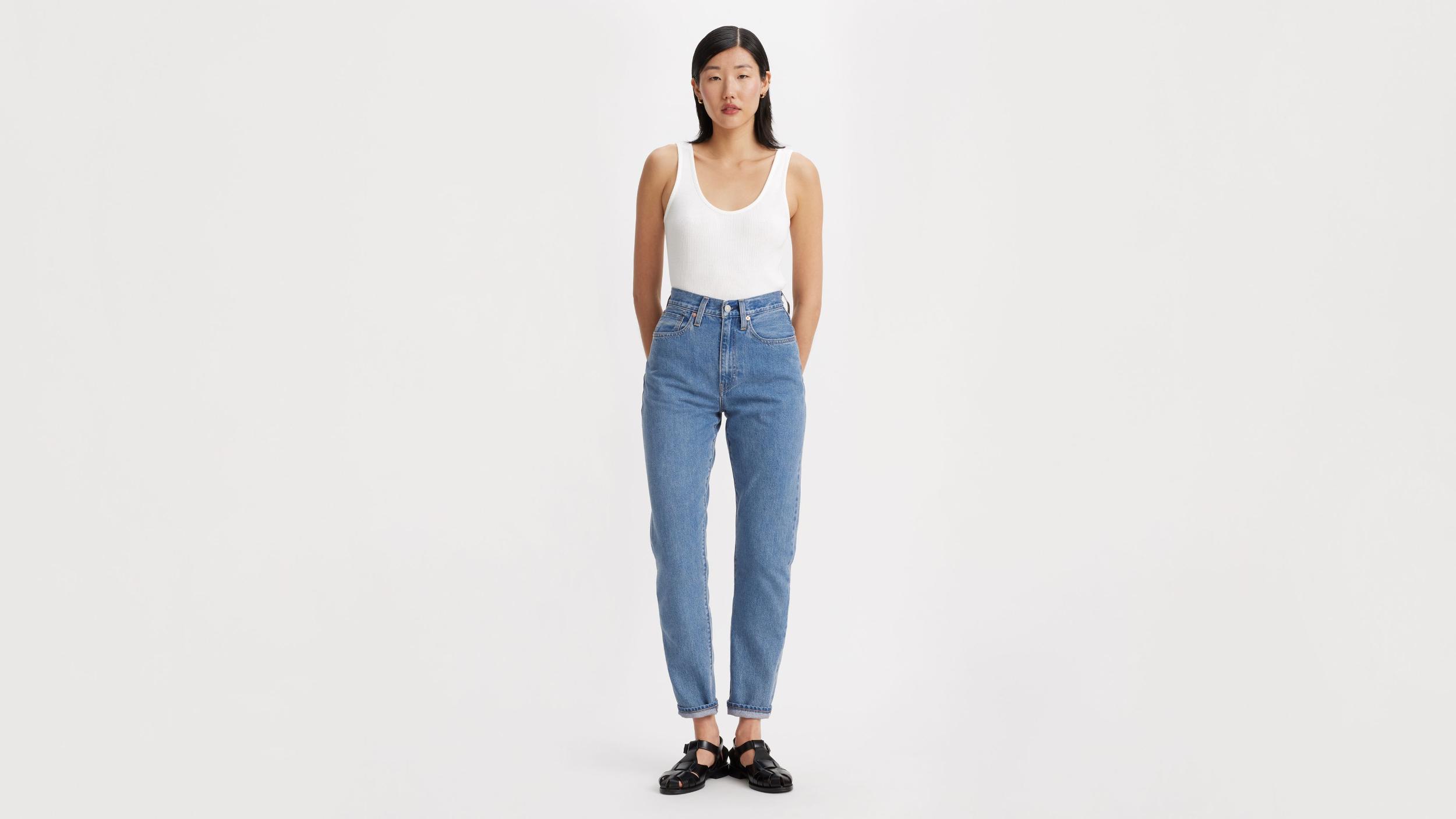 Japanese Selvedge High Rise Boyfriend Women's Jeans Product Image