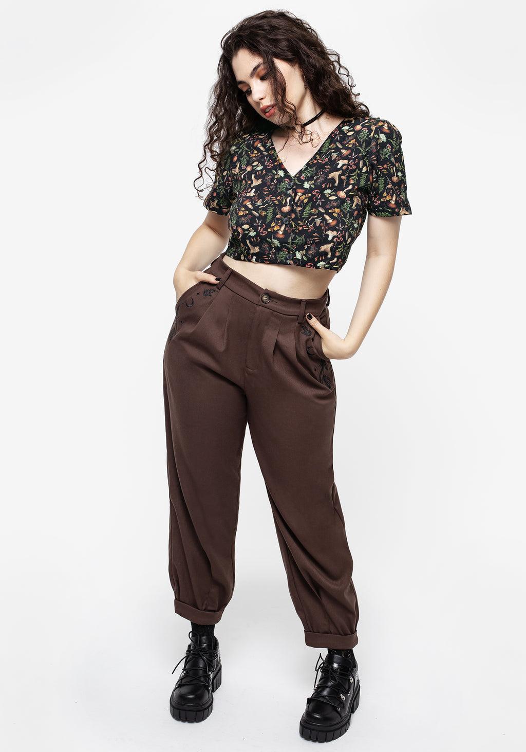 Dianne Embroidered Balloon Trousers Product Image