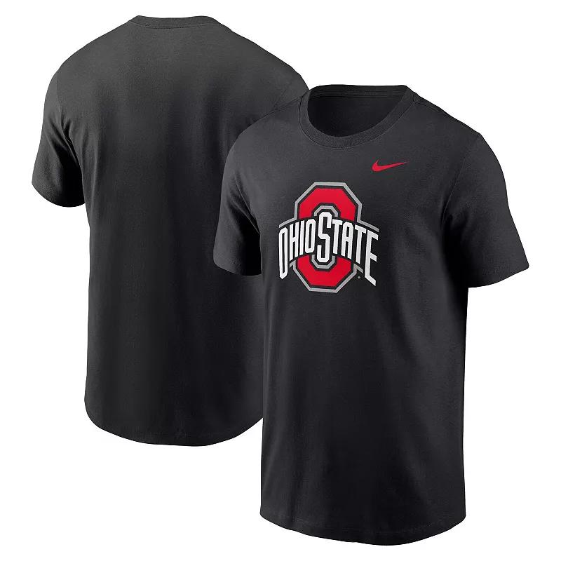 Men's Nike White Ohio State Buckeyes Primetime Evergreen Logo T-Shirt, Size: XL Product Image