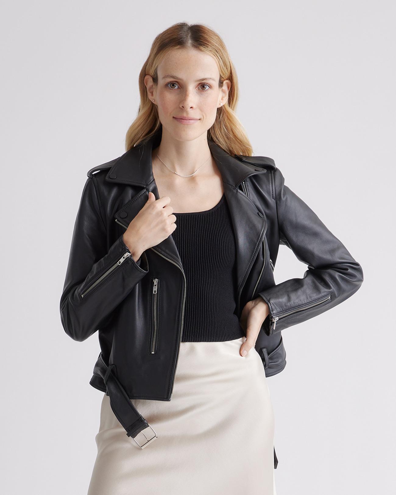 Quince | Women's Cropped Square Neck Ribbed Knit Tank Top Recycled nylon/polyester/spandex Product Image