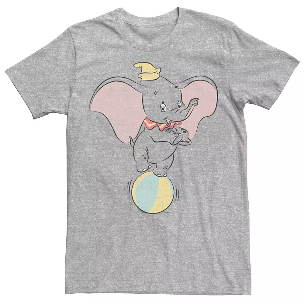 Disney's Dumbo Ball Balance Cute Pose Men's Tee,  Product Image