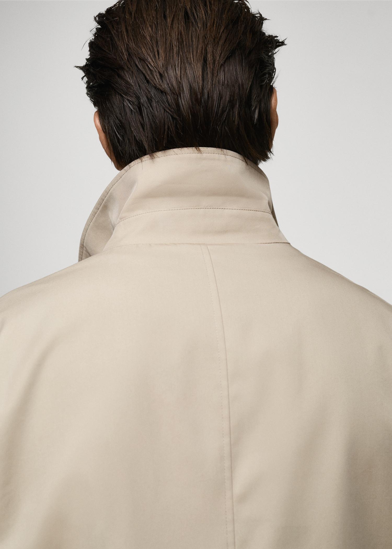 Classic water-repellent trench coat - Men | MANGO USA Product Image