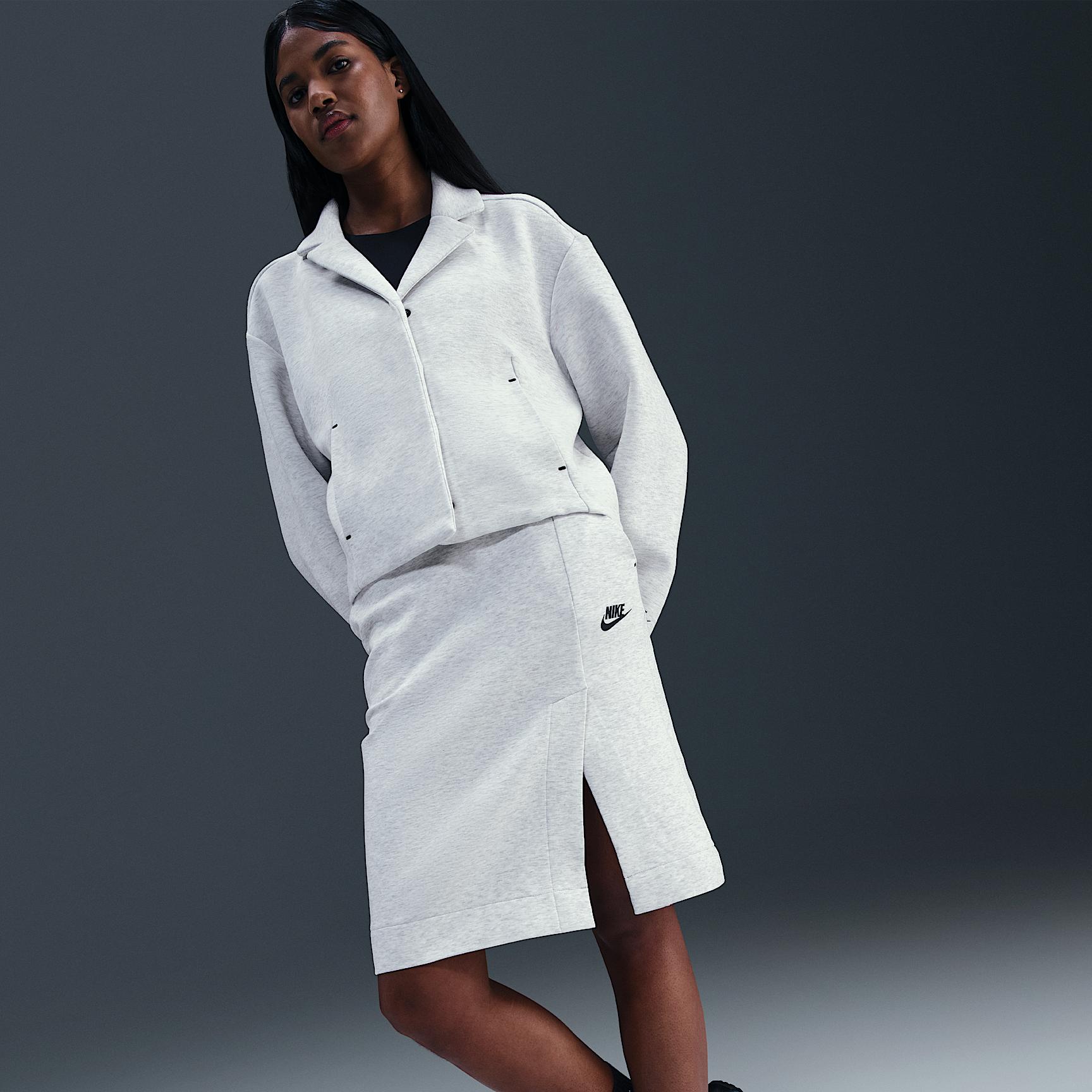 Womens Nike Sportswear Tech Fleece Skirt | IM6181-010 Product Image