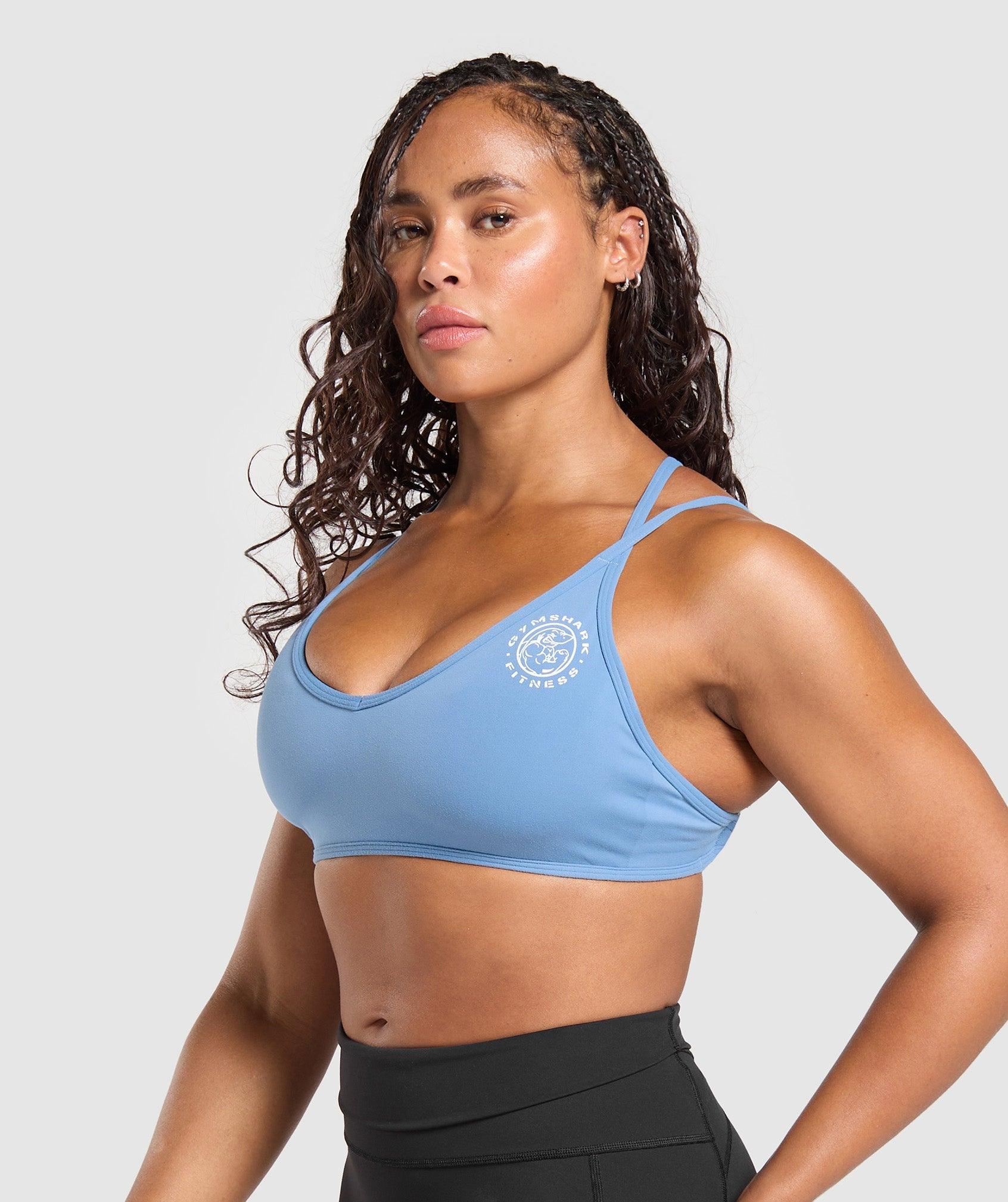 Gymshark Legacy Bra - Classic Blue Female Product Image