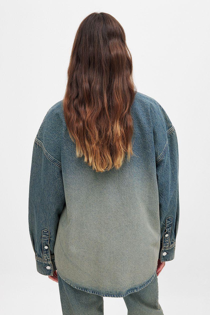 Oversized Denim Shirt Product Image