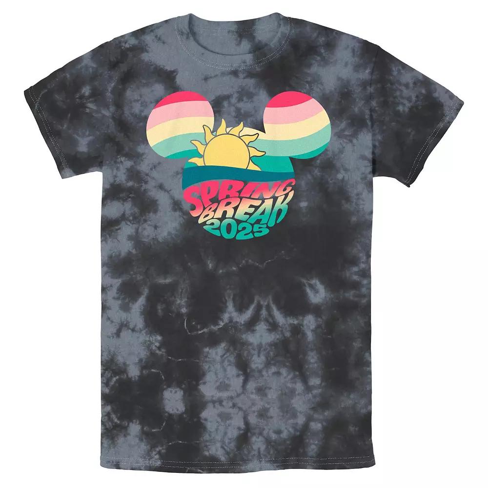 Disney's Mickey Mouse Spring Break 2025 Bombard Wash Men's Graphic Tee,  Product Image