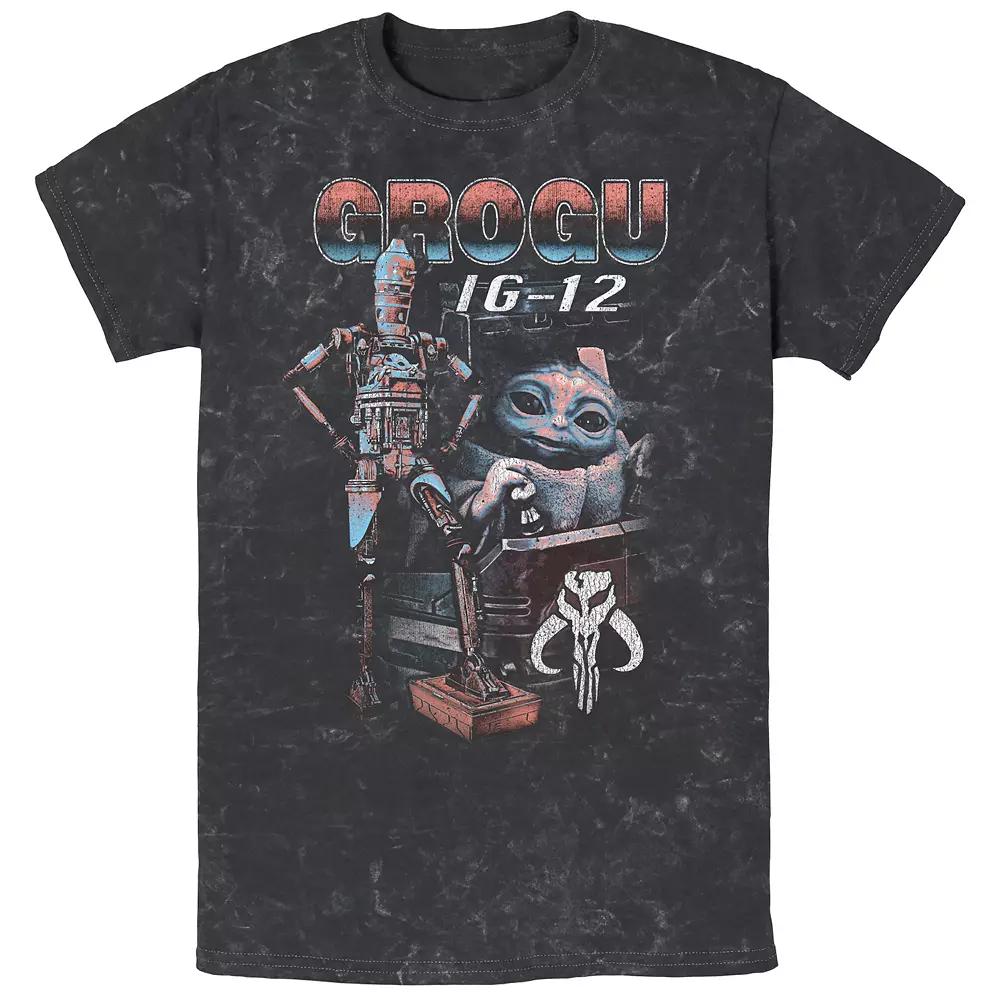 Men's Star Wars The Mandalorian Mando Triangle Bombard Wash Graphic Tee,  Product Image