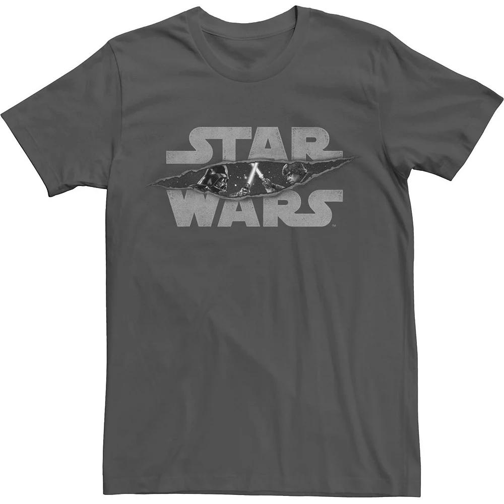 Men's Star Wars Battle Tear Logo Tee,  Product Image