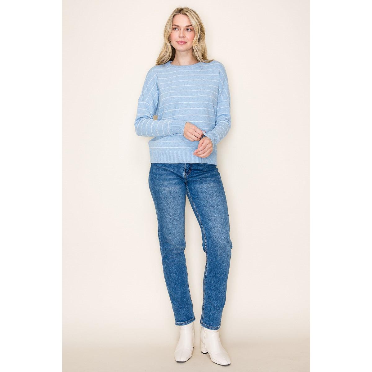 Where I'm Going Striped Sweater *FS Product Image