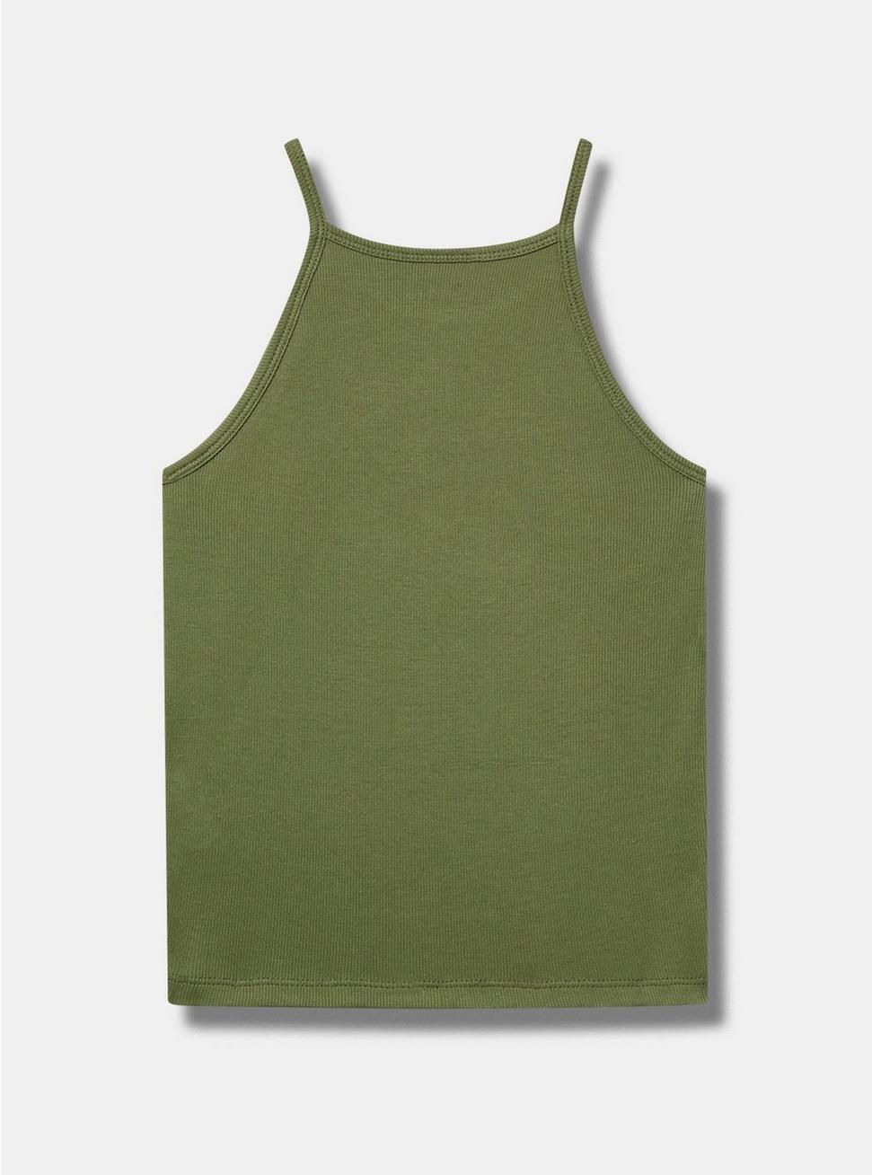 Here For The Sun Ribbed Goddess Tank Product Image