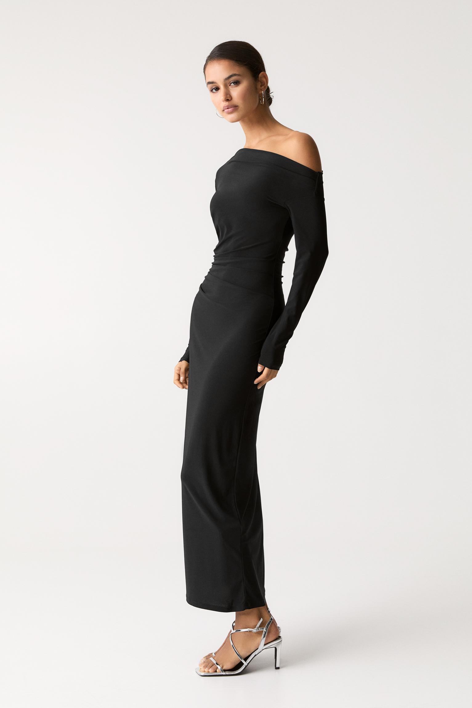 Asymmetric midi dress Product Image