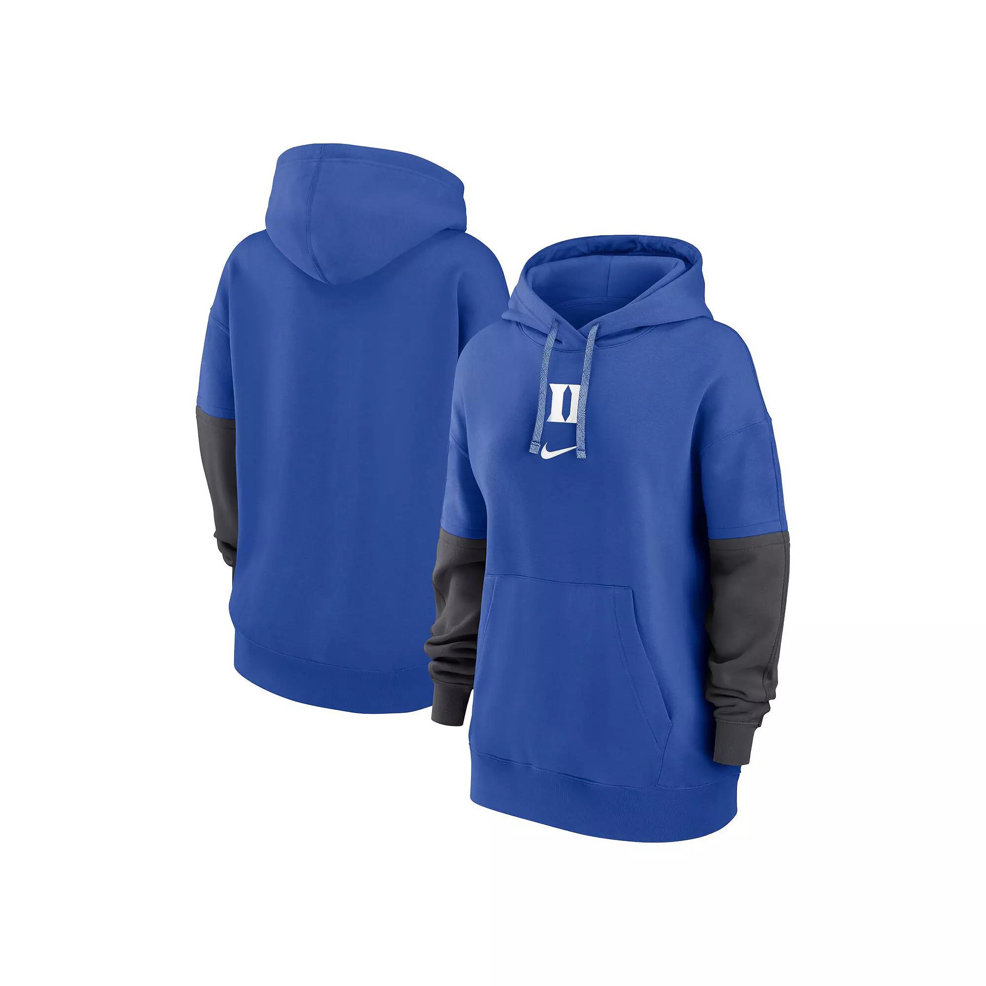 Women's Nike Royal Duke Blue Devils 2024 Sideline Essential Pullover Hoodie,  Product Image