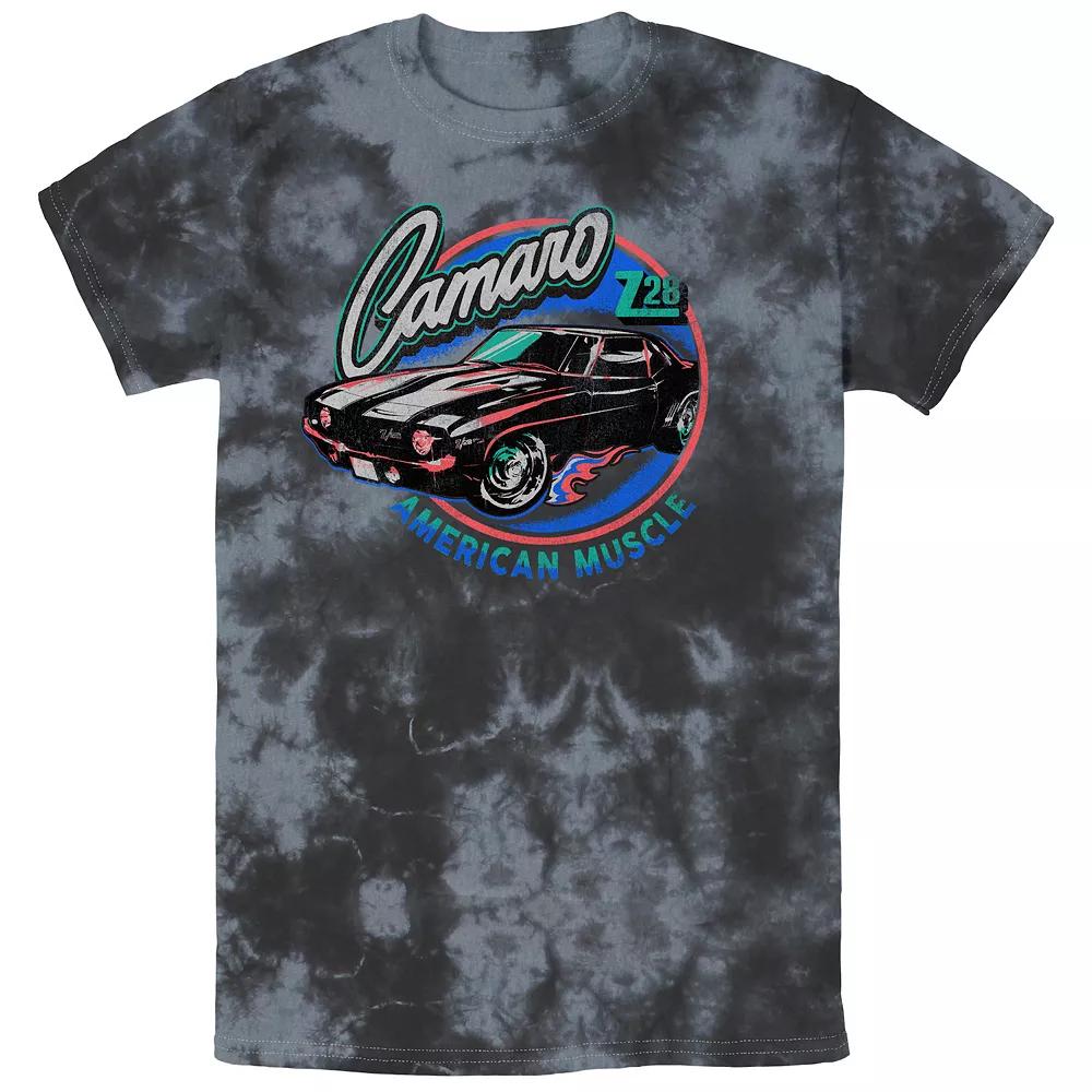 Men's Chevy Camaro Fluorescent Poster Bombard Wash Graphic Tee,  Product Image