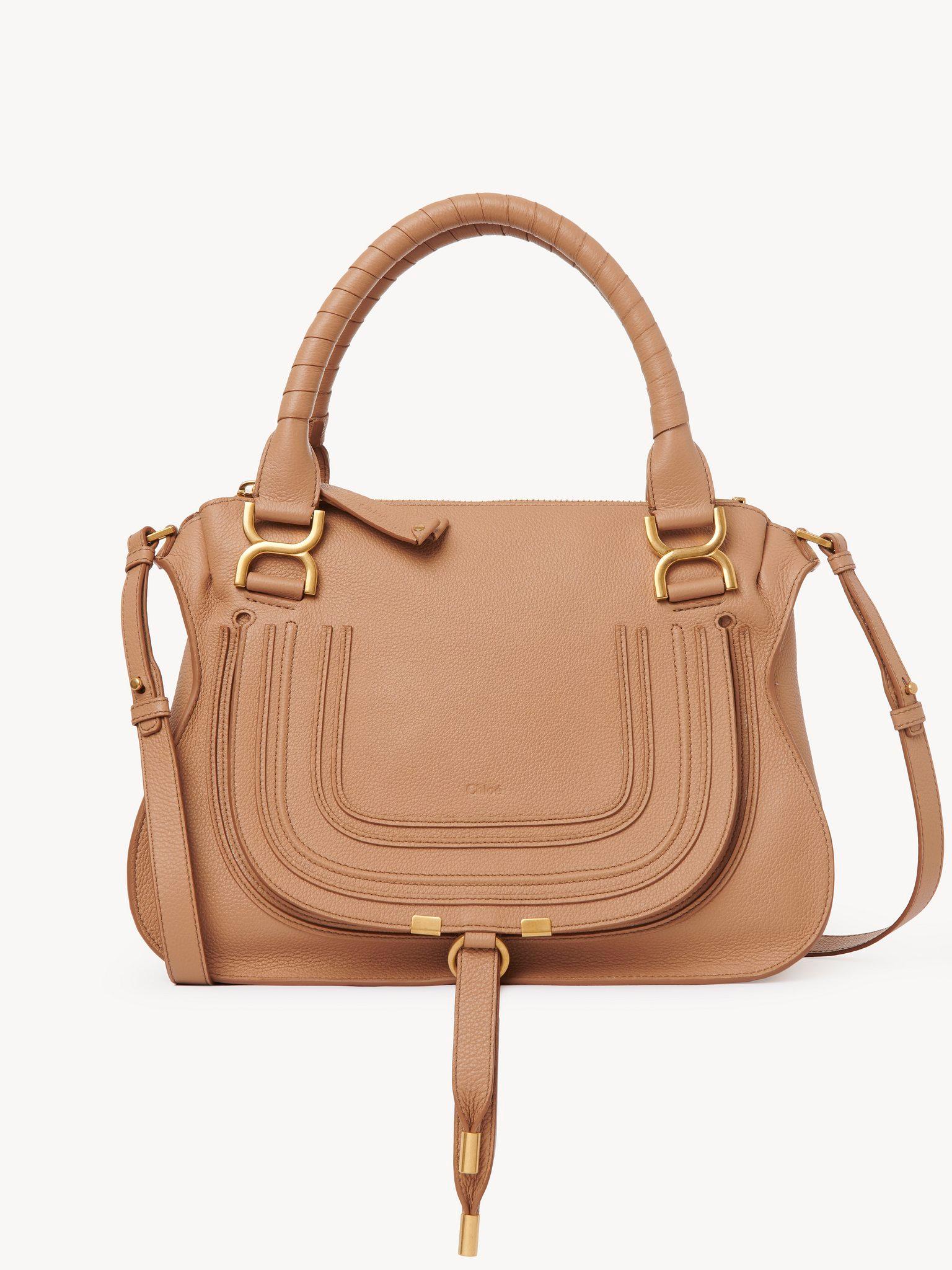 Small Marcie bag in grained leather Product Image