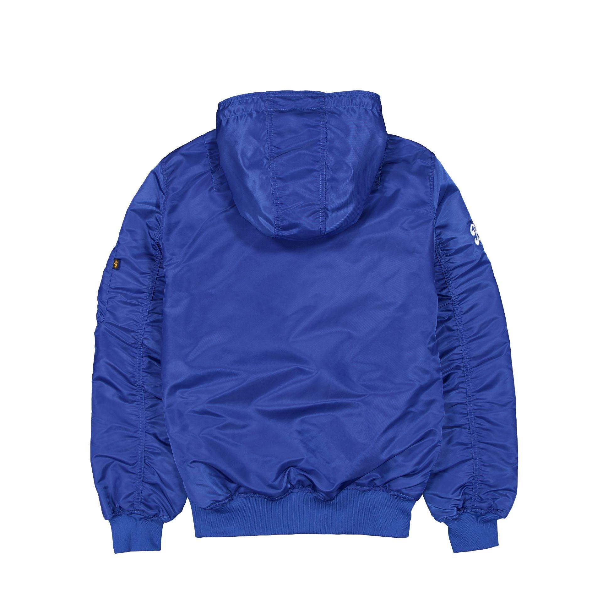 Alpha Industries x Brooklyn Dodgers Cooperstown L-2B Hooded Bomber Jacket Male Product Image