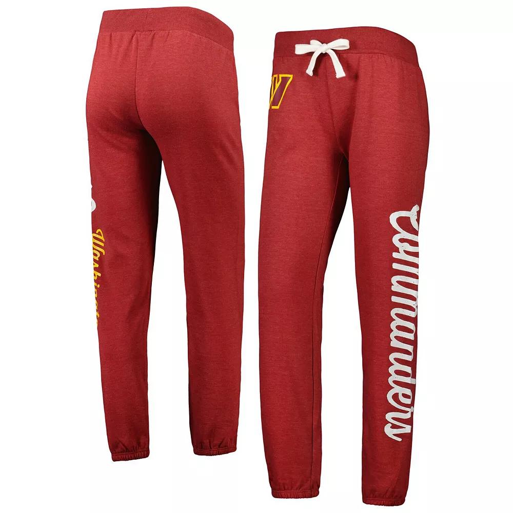 Women's G-III 4Her by Carl Banks Burgundy Washington Commanders Scrimmage Fleece Pants,  Product Image