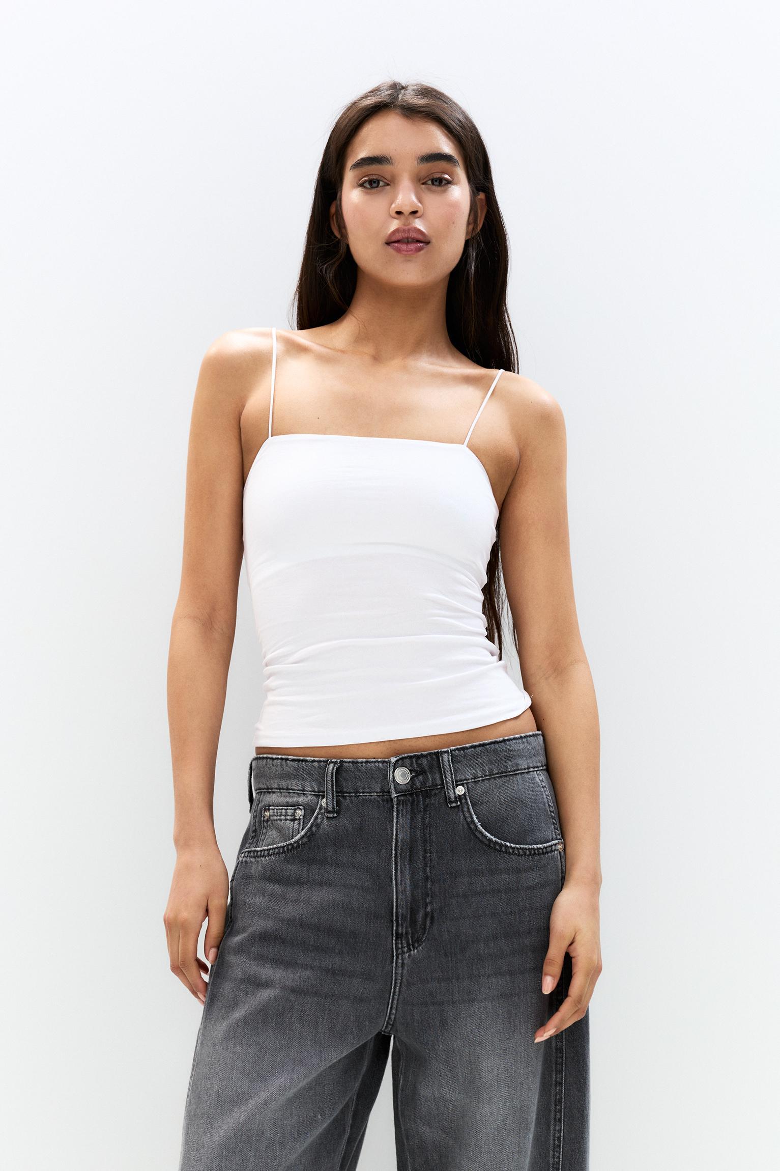 Strappy straight-cut top Product Image