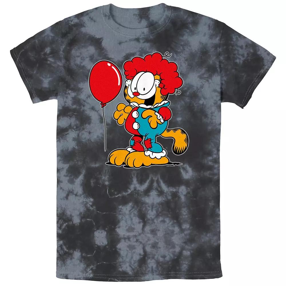 Men's Garfield The Cat Clown Bombard Wash Graphic Tee,  Product Image