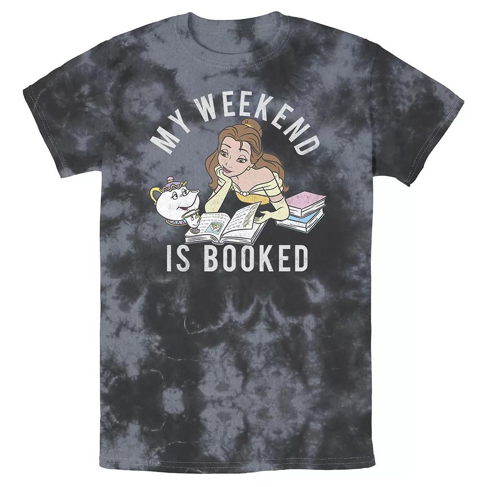 Men's Disney Beauty And The Beast Belle My Weekend Is Booked Bomabrd Wash Tee,  Product Image