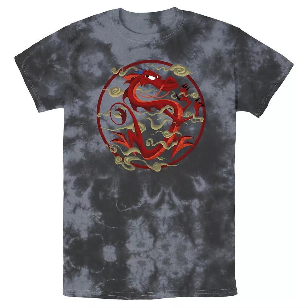 Men's Disney Mulan Mushu Inner Circle Bomabrd Wash Tee,  Product Image
