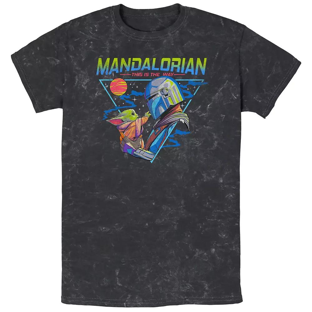 Men's Star Wars The Mandalorian Mando & Child Graphic Tee,  Product Image