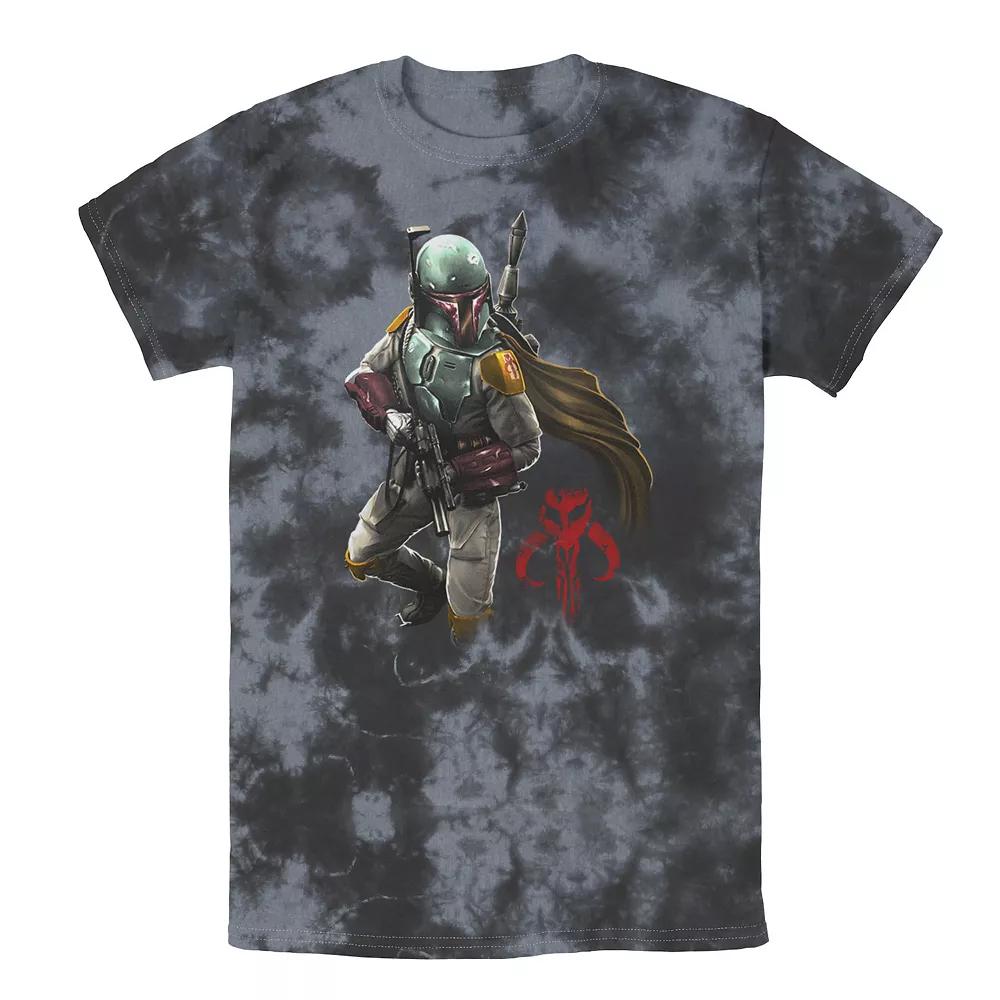 Men's Star Wars Boba Fett Grunge Profile Tee, Boy's,  Product Image