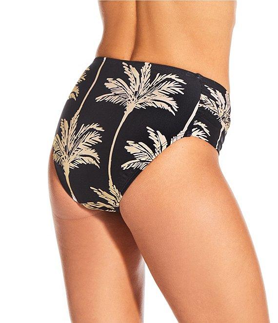 Gibson & Latimer West Palms Side Shirred Mid Rise Swim Bottom Product Image