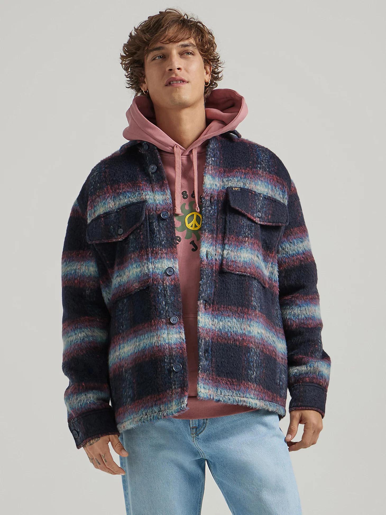 Men's Loose Heavyweight Overshirt Jacket | Men's Jackets & Outerwear | Lee® Product Image