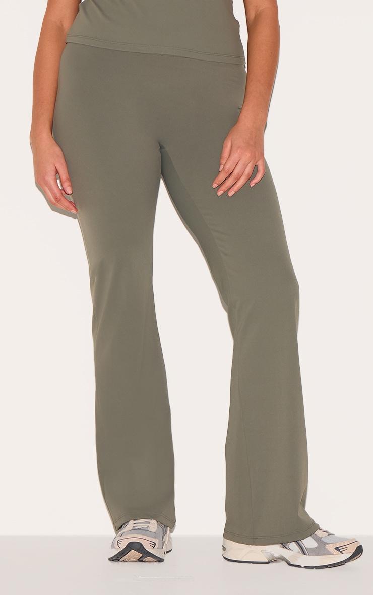 Olive Sculpt Straight Leg Yoga Pants Product Image