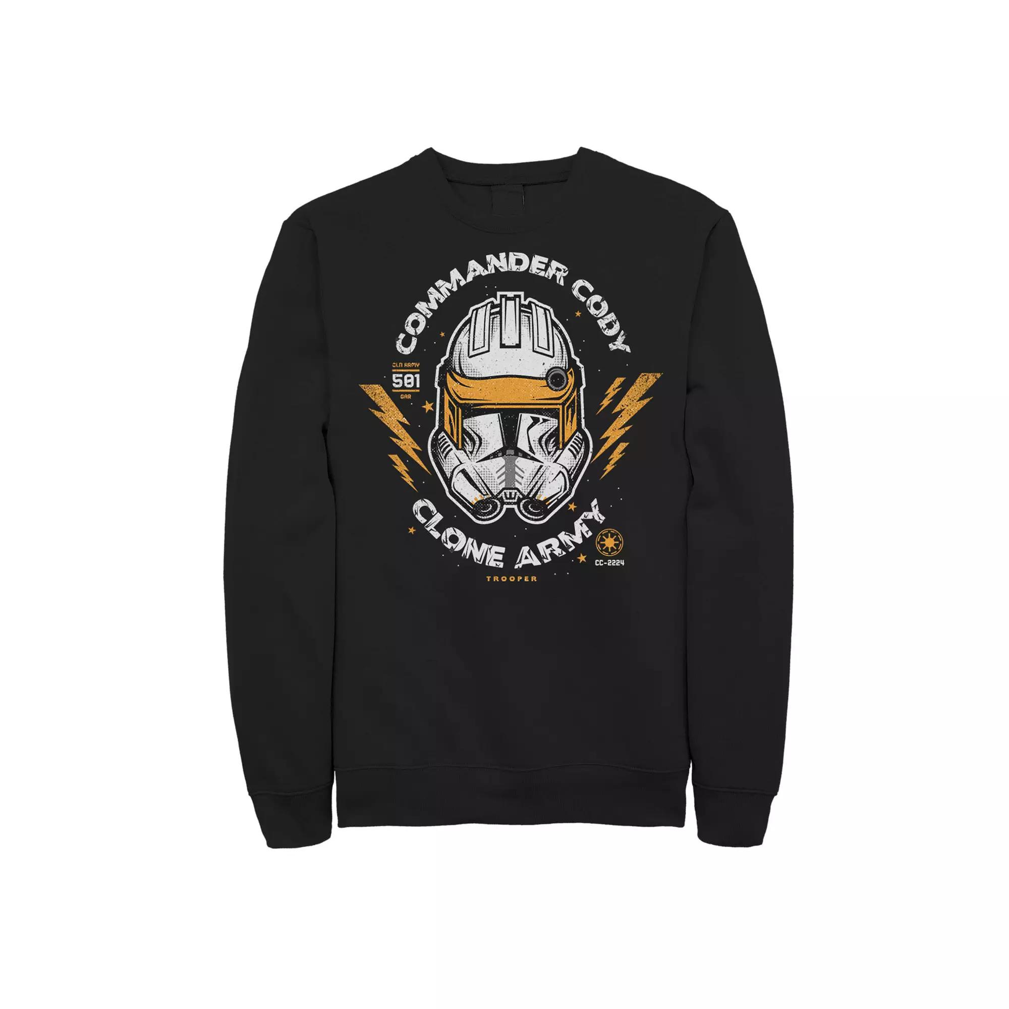 Men's Star Wars Commander Cody Clone Army Head Shot Sweatshirt,  Product Image