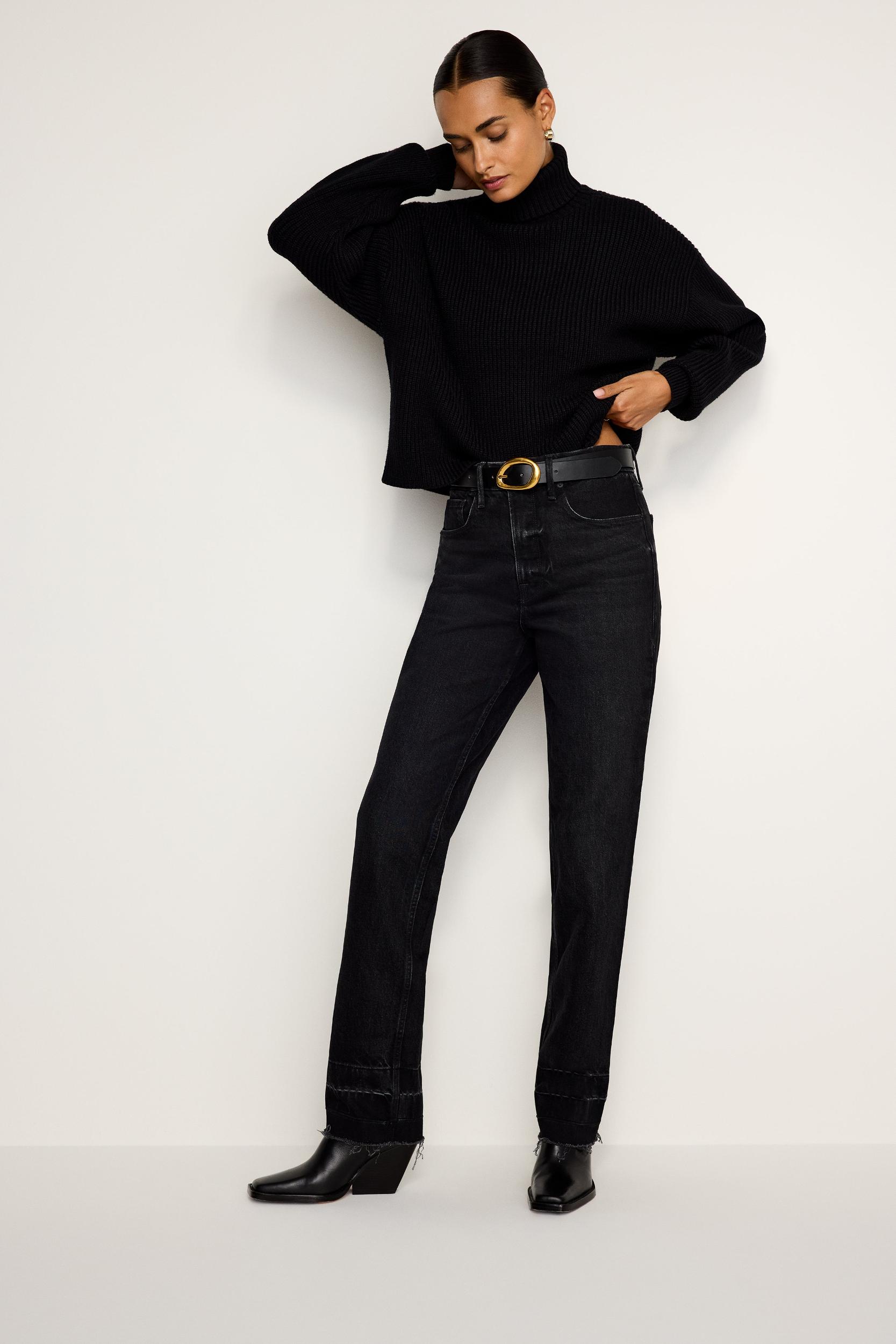 CLASSIC OVAL BUCKLE BELT | BLACK001 Product Image