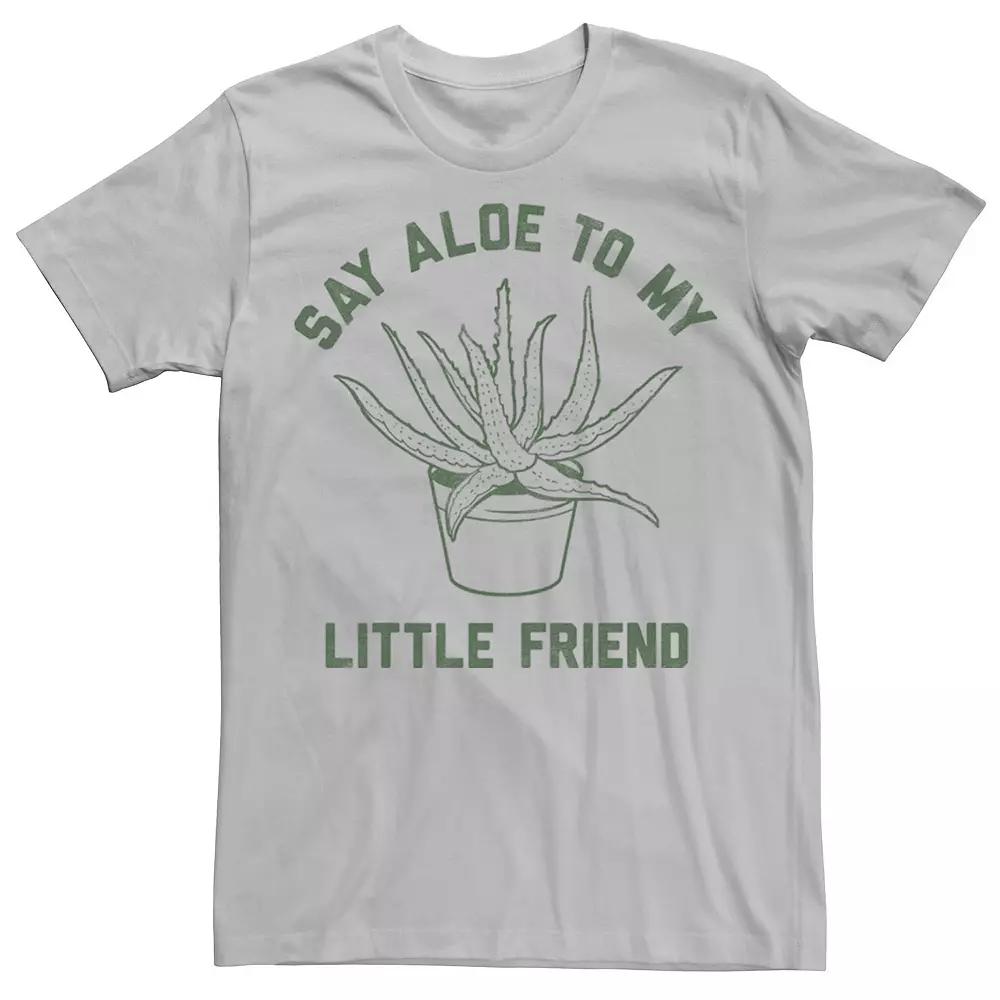 Men's Say Aloe To My Little Friend Plant Sketch Tee,  Product Image