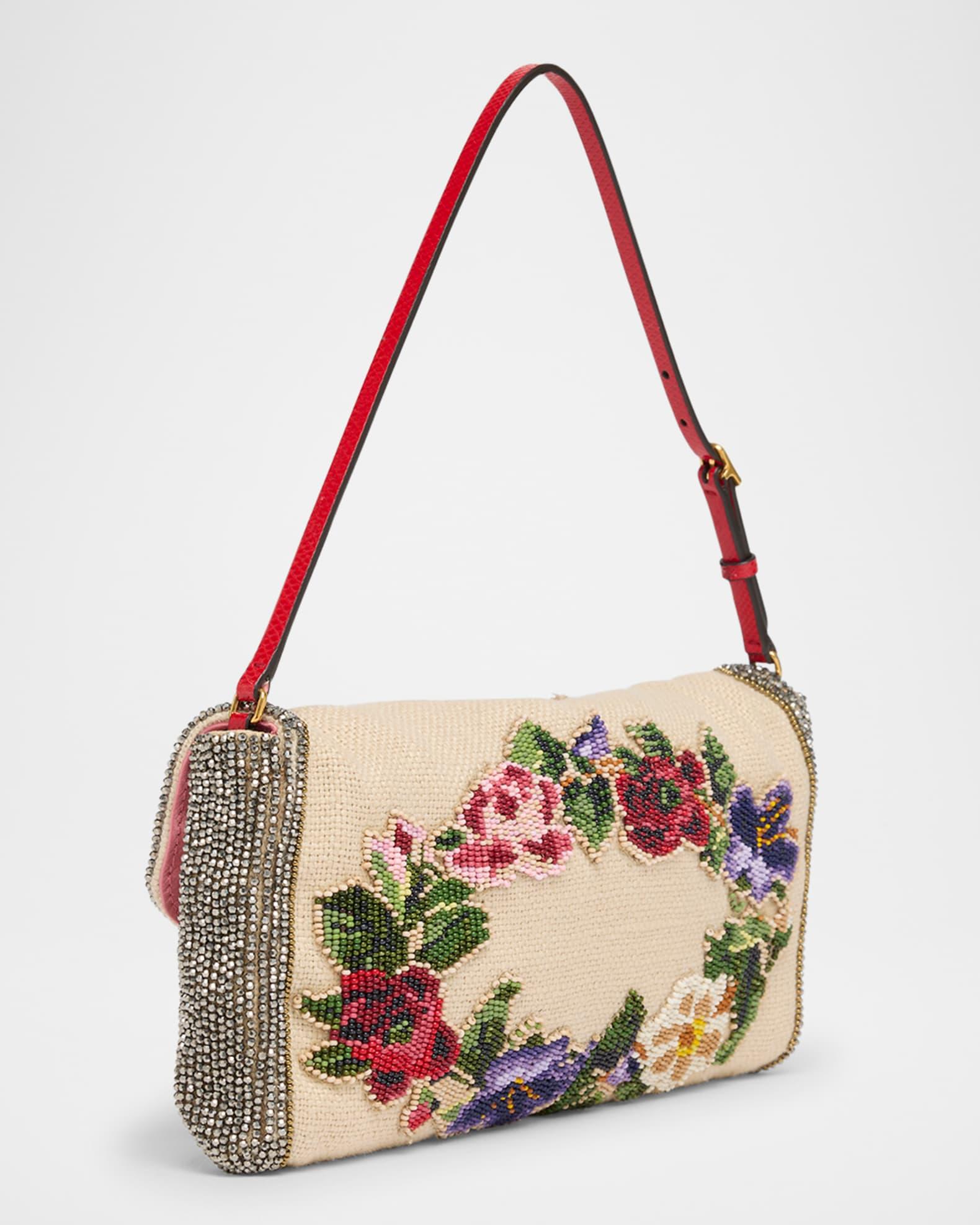 Vain Floral Beaded Clutch Bag Product Image