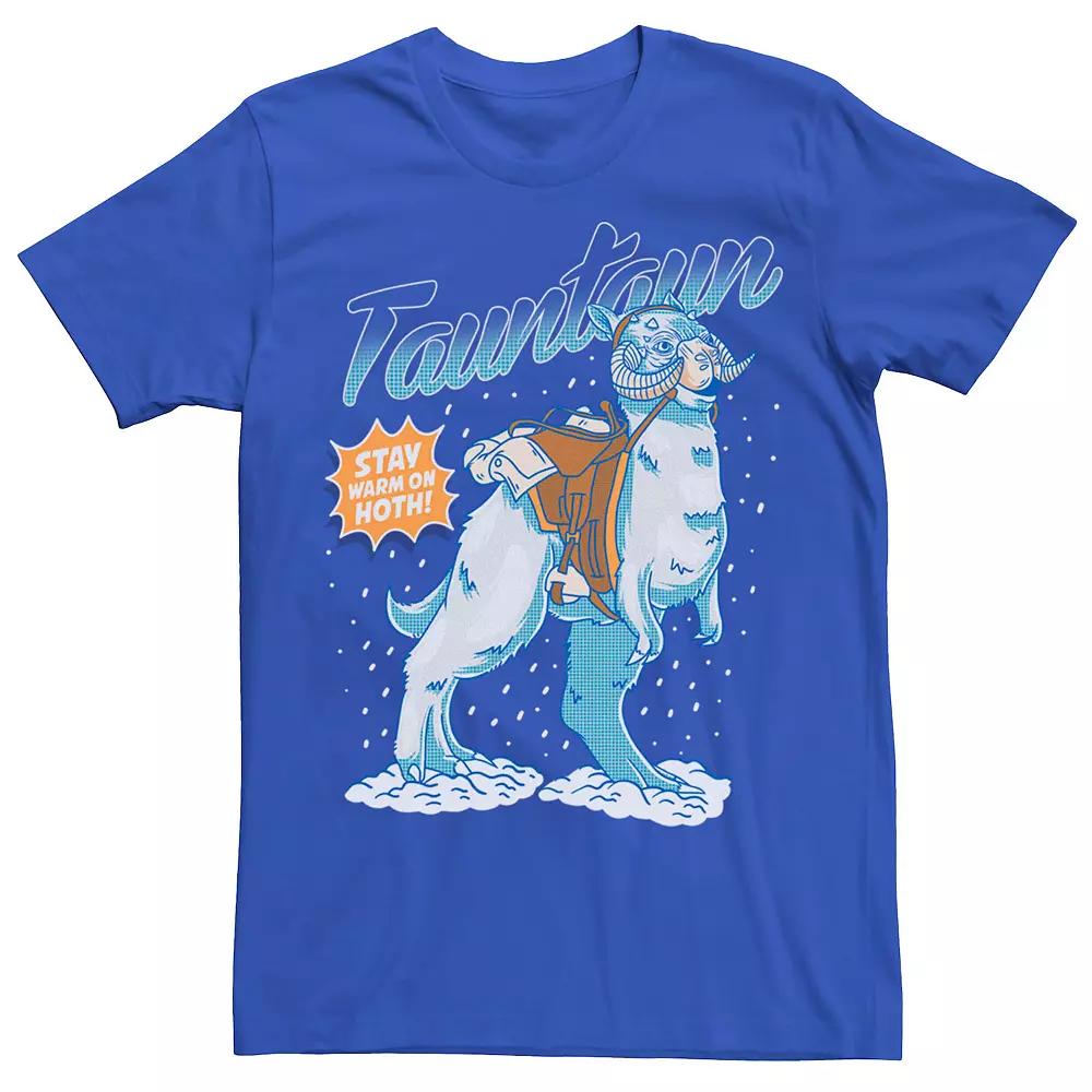 Men's Star Wars Tauntaun Stay Warm On Hoth Comic Portrait Tee,  Product Image