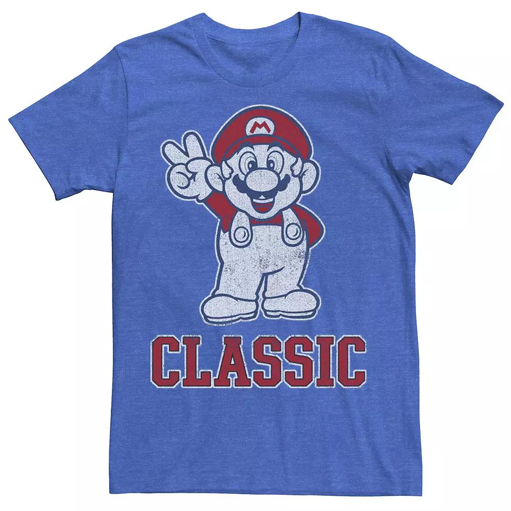 Men's Nintendo Super Mario Classic Peace Sign Tee,  Product Image