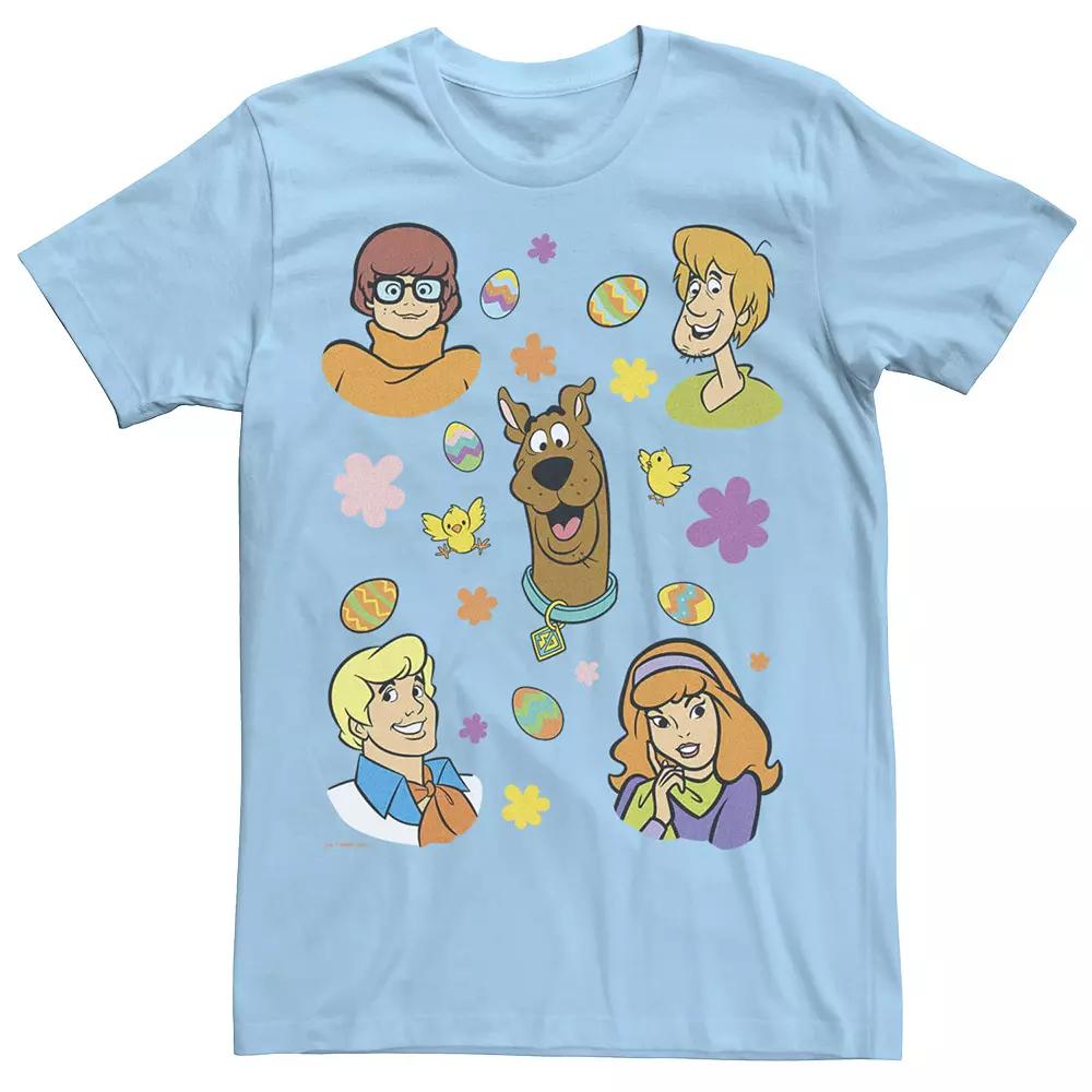 Men's Scooby Doo Happy Easter Gang Floral Eggs Tee,  Product Image
