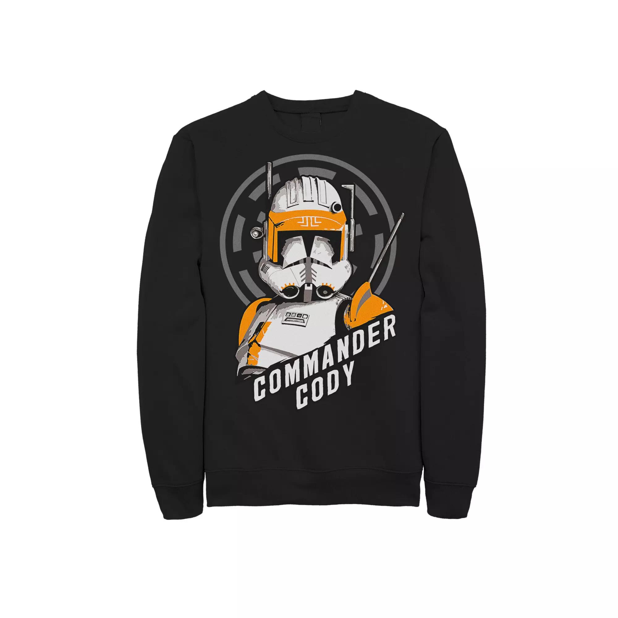 Men's Star Wars Commander Cody Bust Logo Sweatshirt, Size: Small, Black Product Image
