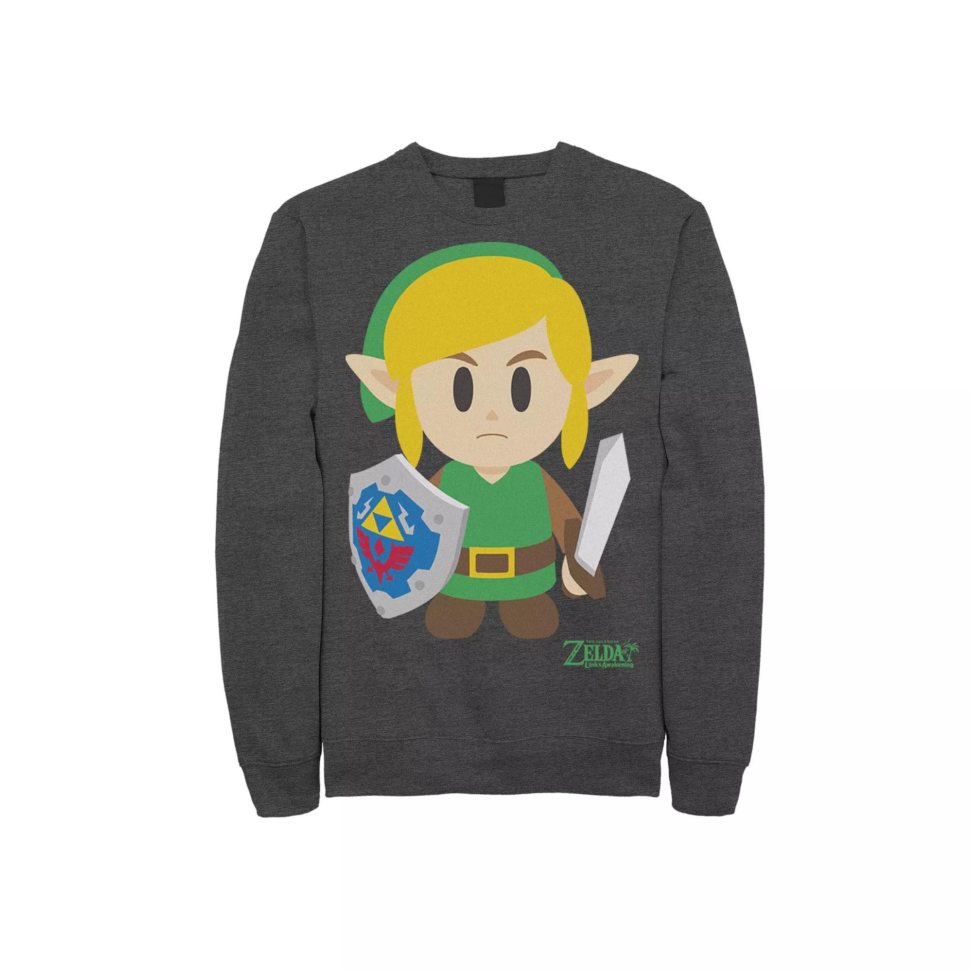 Men's Nintendo Legend Of Zelda Links Awakening Link Avatar Fleece,  Product Image
